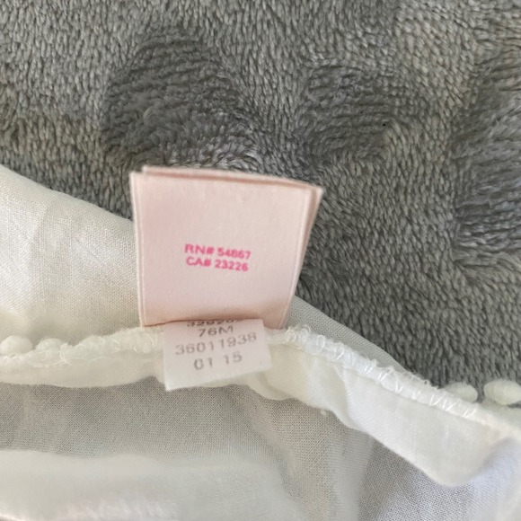 Victorias Secret White Pom Pom Trim V Neck Maxi Dress Cover Up S - Picture 10 of 10